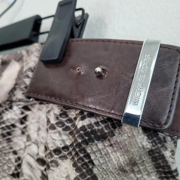 MICHAEL Michael Kors Women's Straight & Pencil Skirt 10 Multicolor Snake Print - Picture 4 of 10